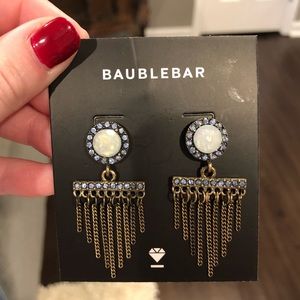 NWT Rare Baublebar Opal Sky Helena Fringe Earrings